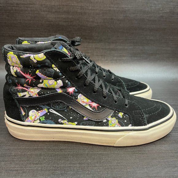 Vans Shoes - VANS x Toy Story Buzz Lightyear Sk8-Hi Disney Canvas Suede Women’s Size 7 Shoes
